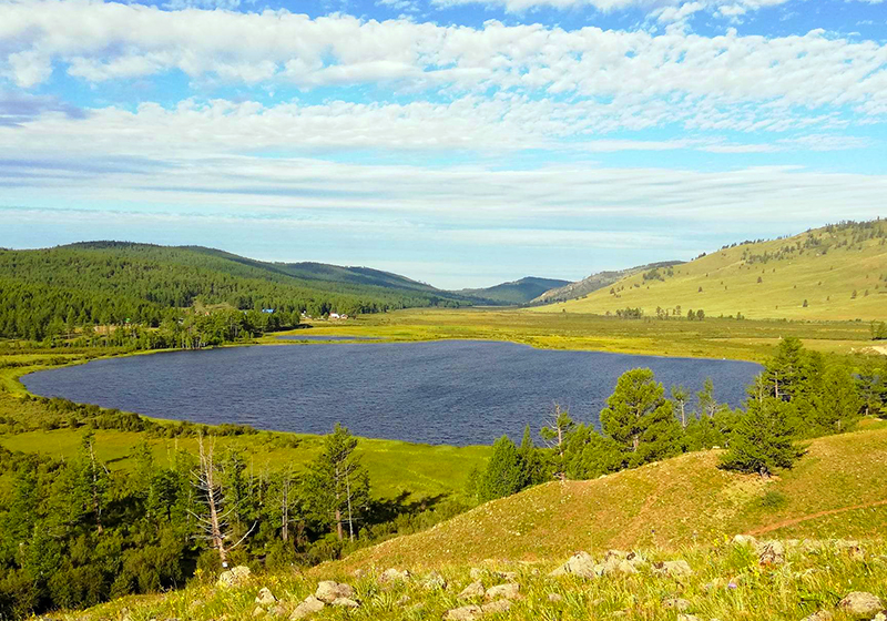 Khukh lake (Blue lake)